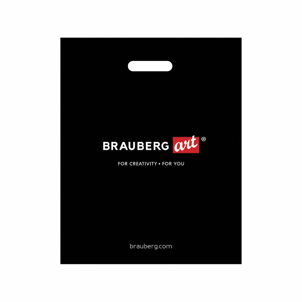 Пакет презентационно-упаковочный BRAUBERG ART, 32х40 см, усиленная ручка, 505500, 50 штук, 505500 - фотография № 1