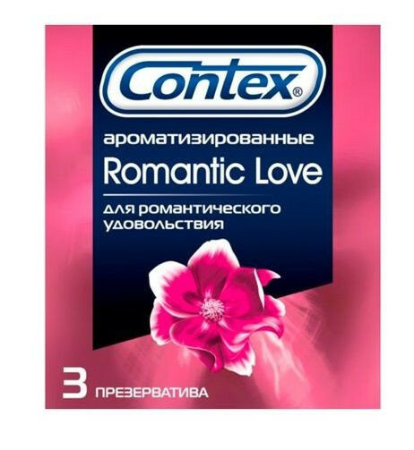 Презервативы с ароматом CONTEX Romantic - 3 шт. (5462)