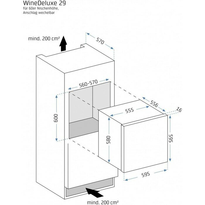 Винный шкаф Caso WineDeluxe E 29 - фотография № 5