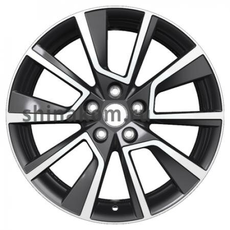 Диск 7*18 5*114,3 ET35 66,1 Khomen Wheels KHW1802 Black-FP (Koleos)