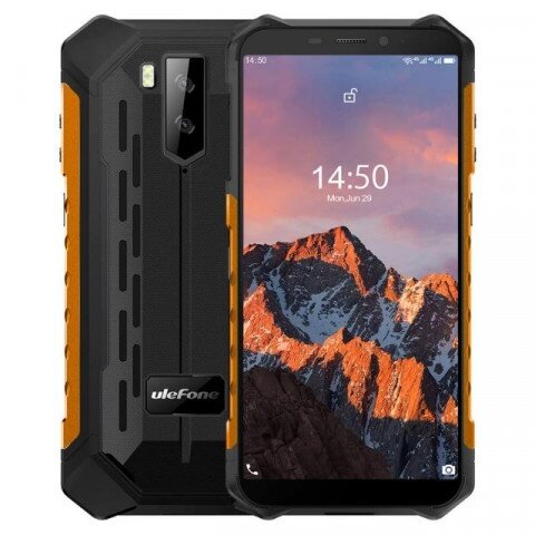 Смартфон Ulefone Armor X5 Pro 4/64Gb Черно-оранжевый