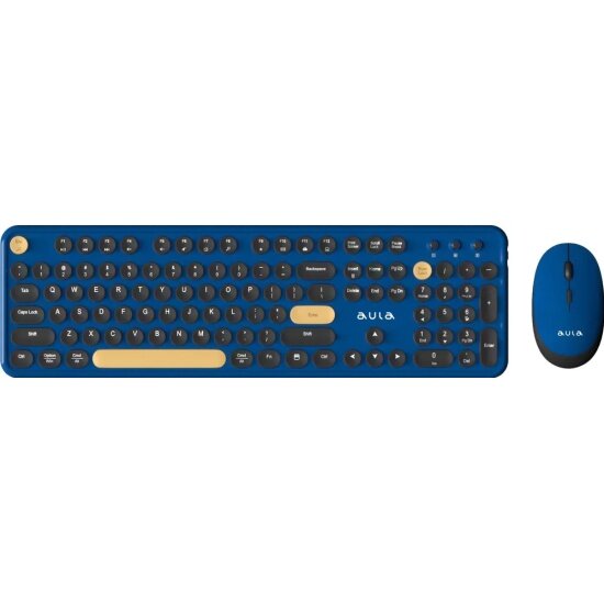 Клавиатура и мышь Aula AC306 беспроводные Blue-Black (80003625)