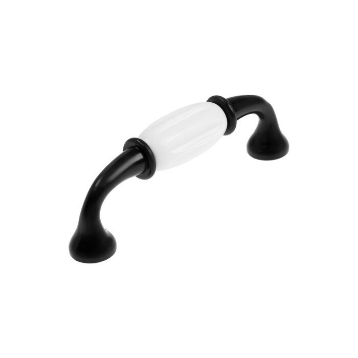 Ручка скоба CAPPIO, м/о 96 мм, пластик, цвет черный - фотография № 1