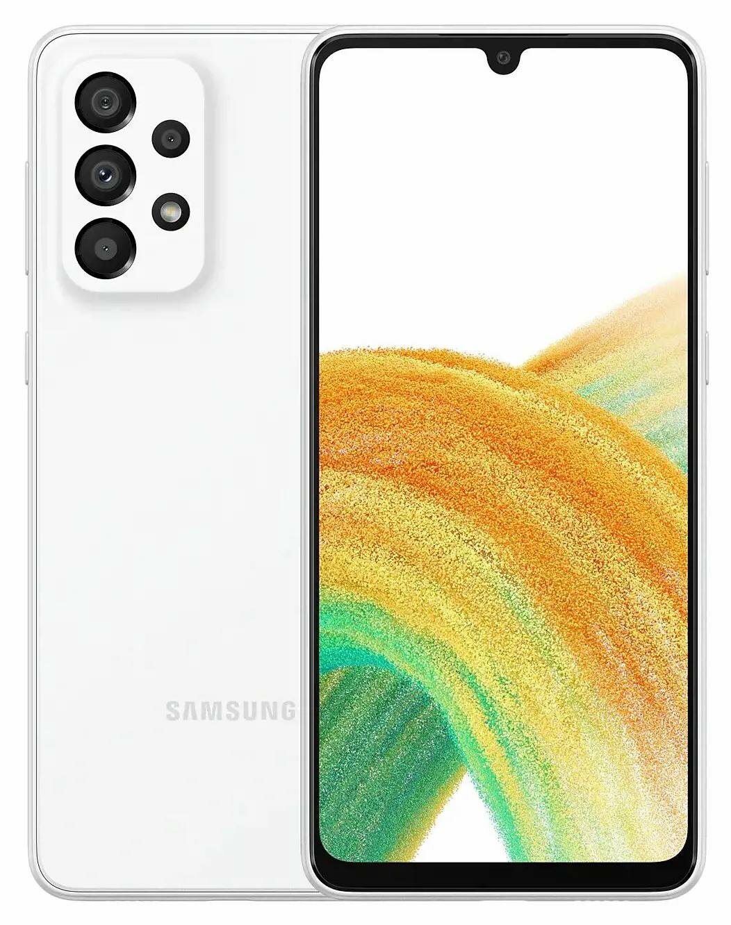Смартфон Samsung Galaxy A33 128Gb/6Gb, белый