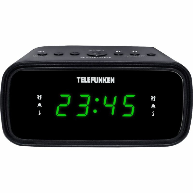 Радиоприёмник Telefunken TF-1588 черный/зеленый
