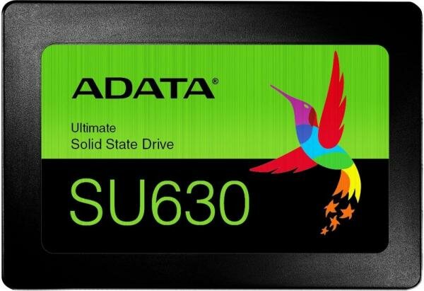 Твердотельный диск 3.84TB A-DATA Ultimate SU630, 2.5, SATA III, [R/W - 520/450 MB/s] 3D QLC