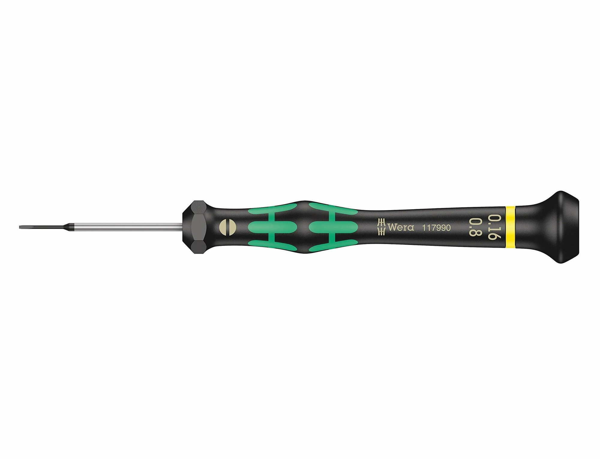 фото Отвертка шлицевая WERA Kraftform Micro 2035 для электроники, 0.16x0.8x40 Мм, WE-117990