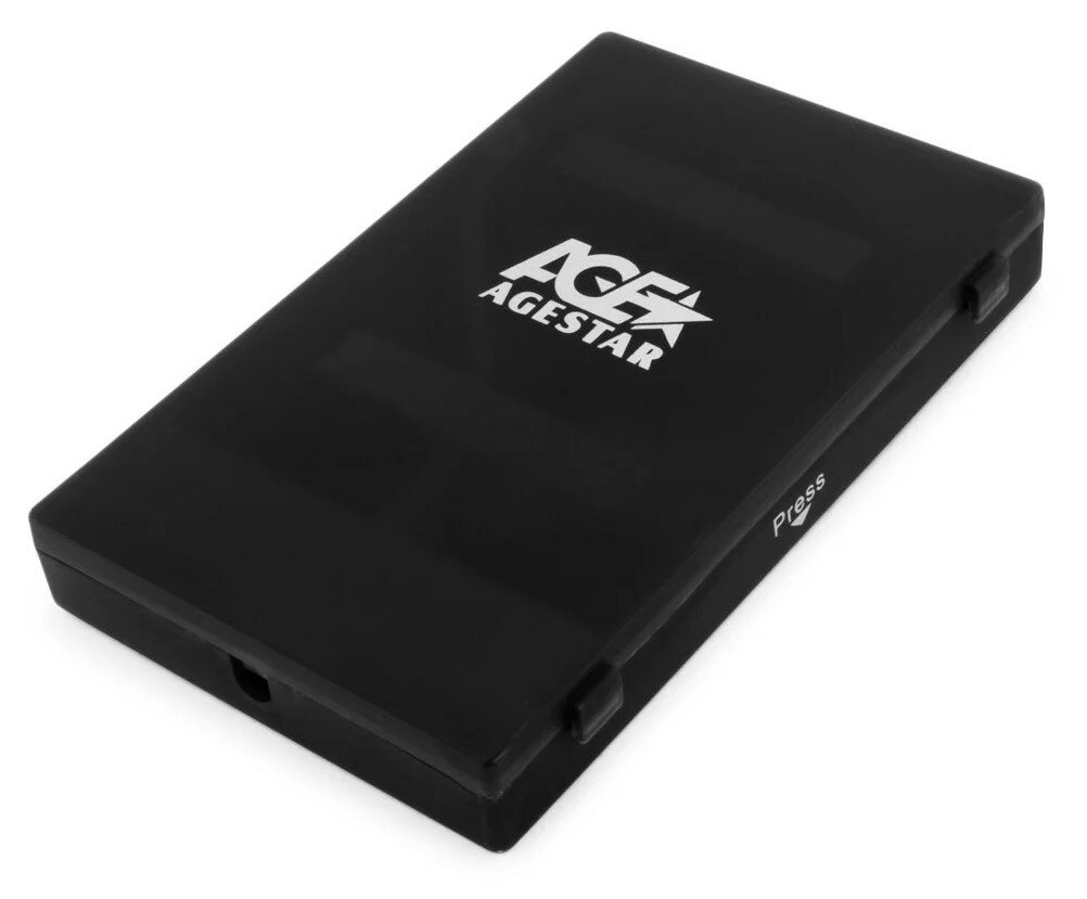 Корпус для HDD/SSD AGESTAR SUBCP1, черный