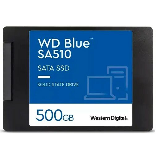 Western digital WD SSD Blue SA510, 500GB, 2.5" 7mm, SATA3, WDS500G3B0A