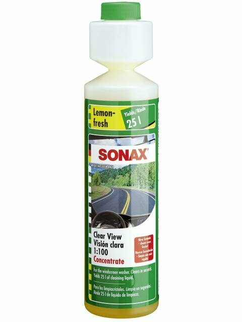 SONAX Clear View - Концентрат стеклоомывателя 1:100 (лимон), 250 мл