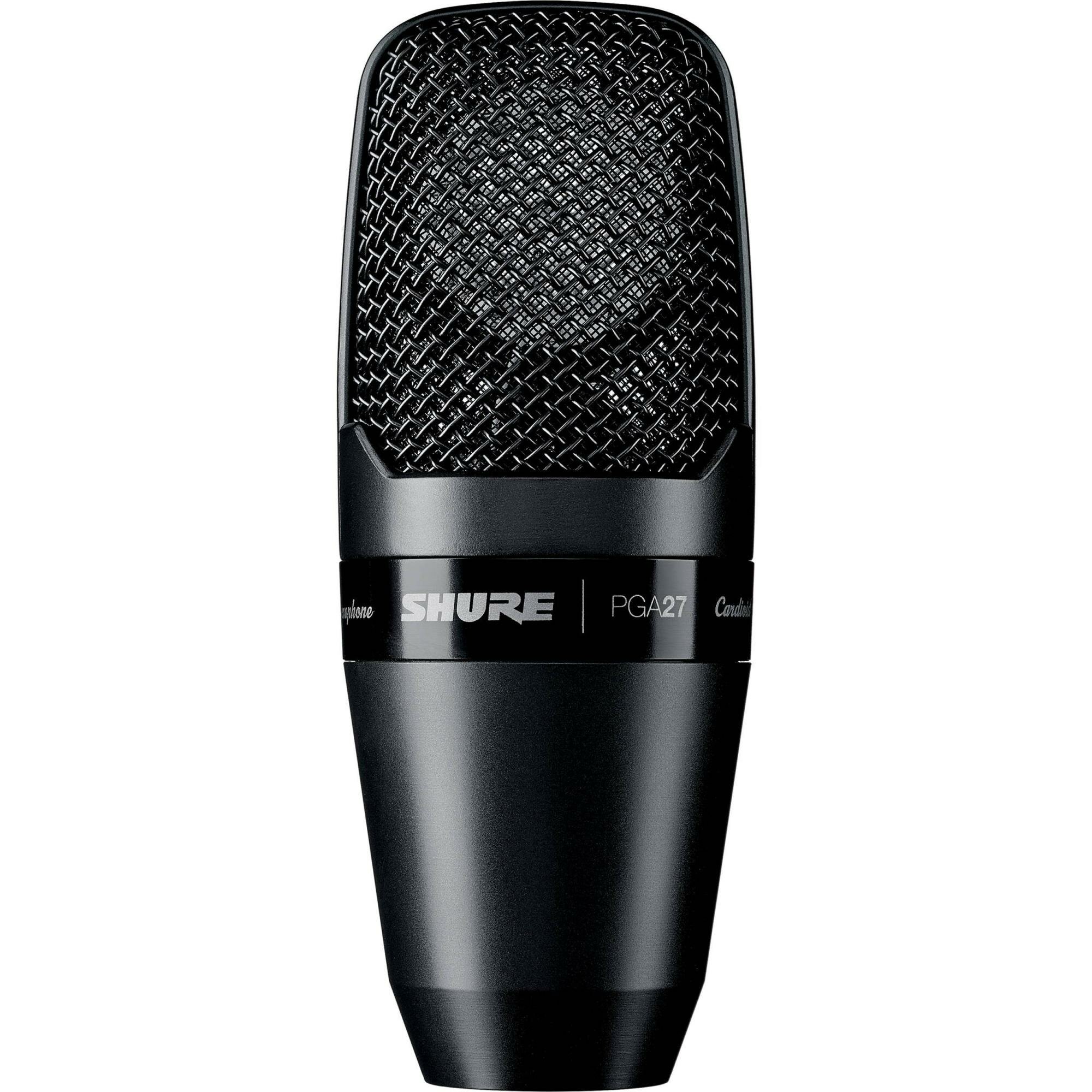 SHURE PGA27 - кардиоидный конденсаторный микрофон c большой диафрагмой, аттенюатор -20дБ