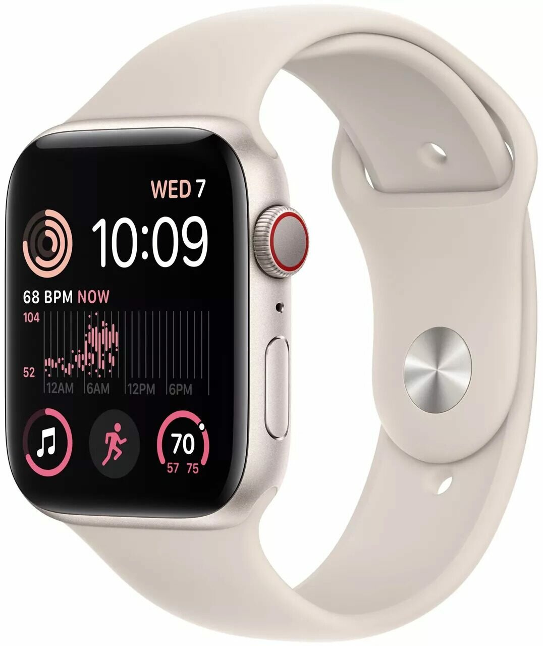 Умные часы Apple Watch Series SE GPS Gen 2 40 mm Aluminium Case with Sport Band Starlight