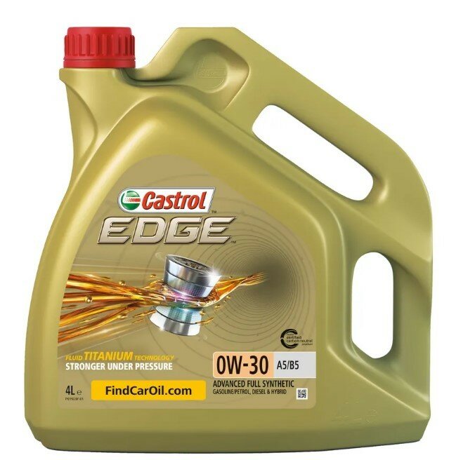 Масло моторное Castrol Edge Titanium 0W-30 A5/b5, 4 л .