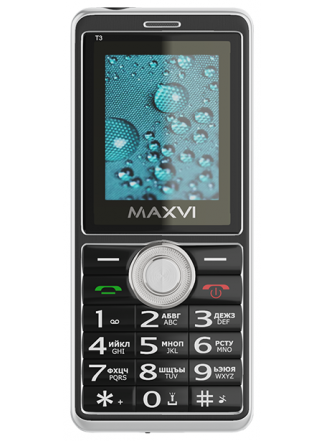 Мобильный телефон Кнопочные телефоны Maxvi T3 (Черный)