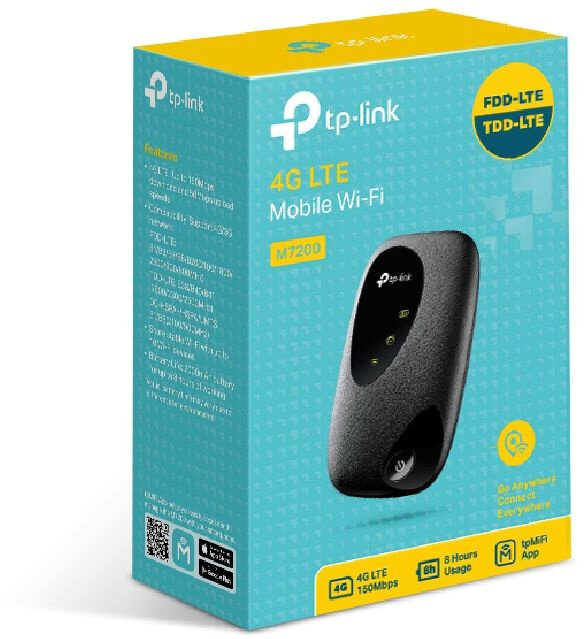  3G/4G TP-Link M7200 micro USB Wi-Fi +Router  