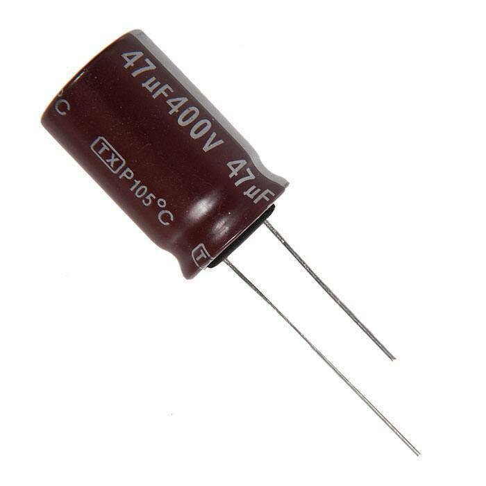 100 µF 400V 18x35 TX конденсатор электролитический