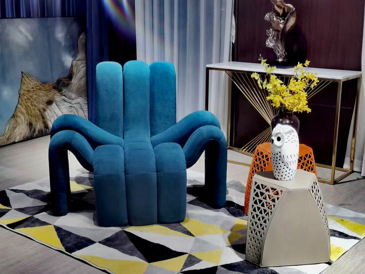 Кресло паук Spider Phoebe малое (Фиолетовый) - фотография № 2