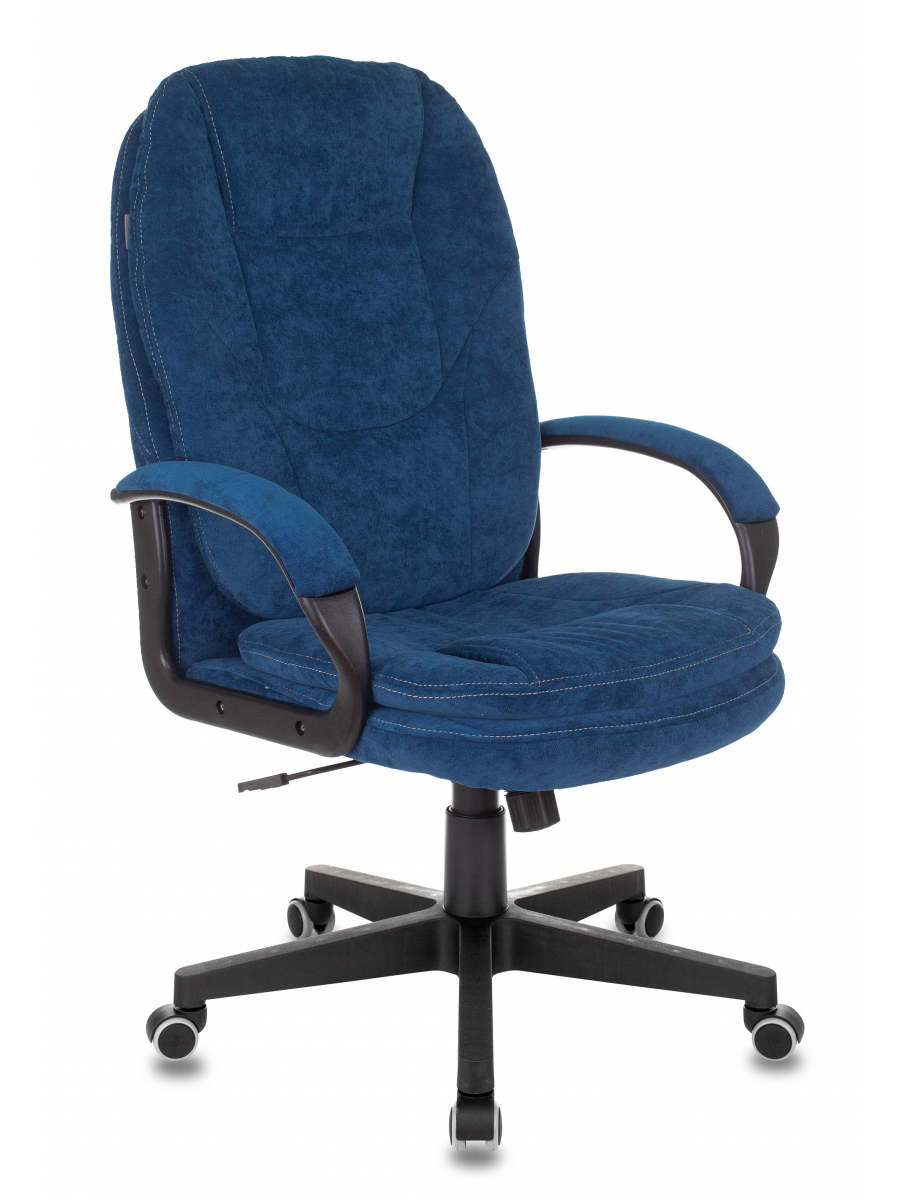 Кресло руководителя CH-868N Fabric темно-синий Velvet 29 крестовина пластик