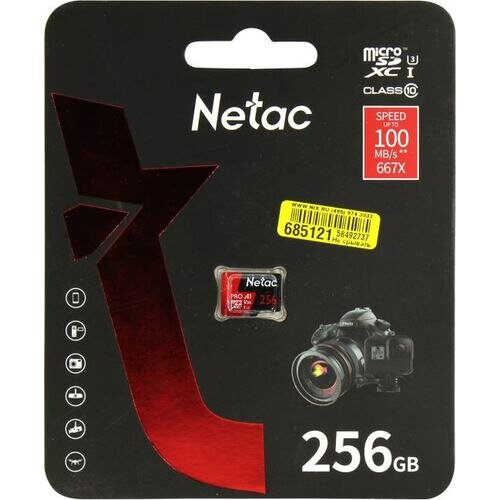 SD карта Netac Pro NT02P500PRO-256G-S