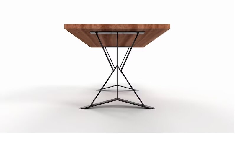 Подстолье/опора из металла для стола в стиле Лофт Модель 16 (2 штуки) - фотография № 4