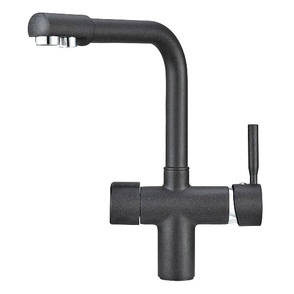 Смеситель для кухни под фильтр Granula Черный 2088