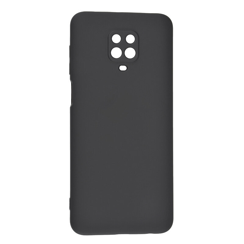 Чехол силиконовый для Xiaomi Redmi Note 9S/Note 9 pro/Note 9 pro max, с защитой камеры, X-CASE черный