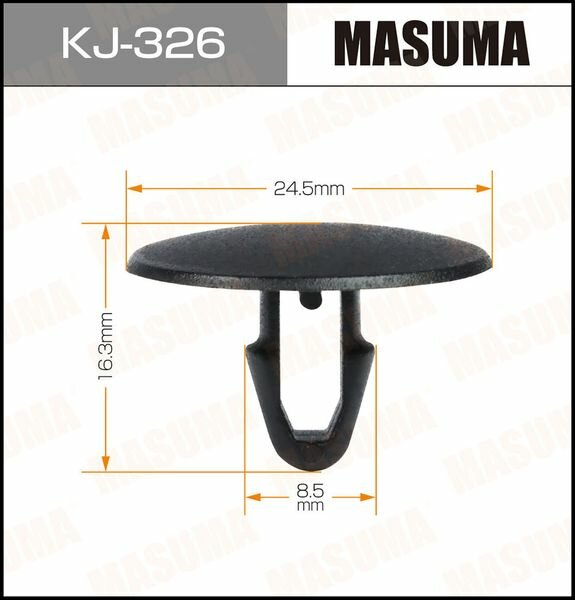 Клипса универсальная MASUMA KJ-326 50шт.