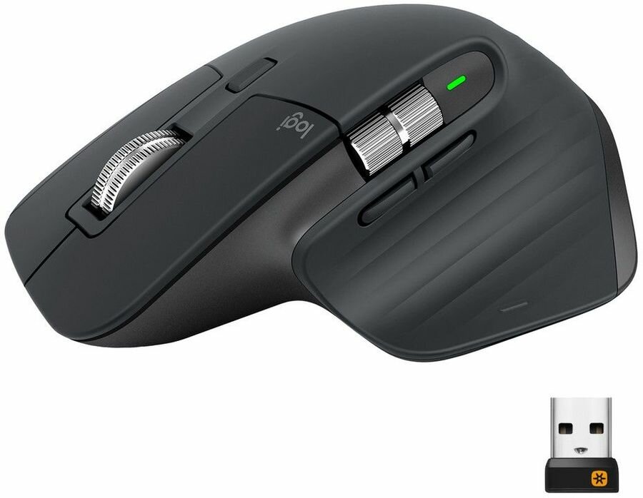 Мышь LOGITECH MX Master 3, беспроводная, черный