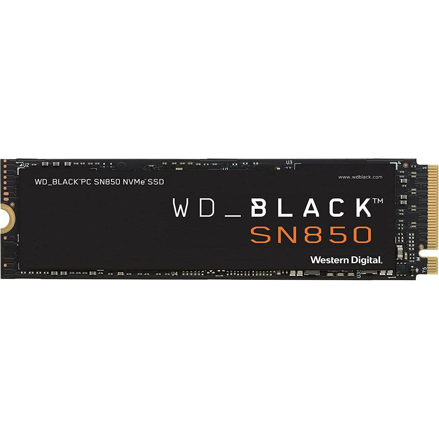 Western digital WD BLACK SN850 M.2 NVMe SSD PCIe Gen 4.0 500GB, Up to 7,000 4,100 Read Write