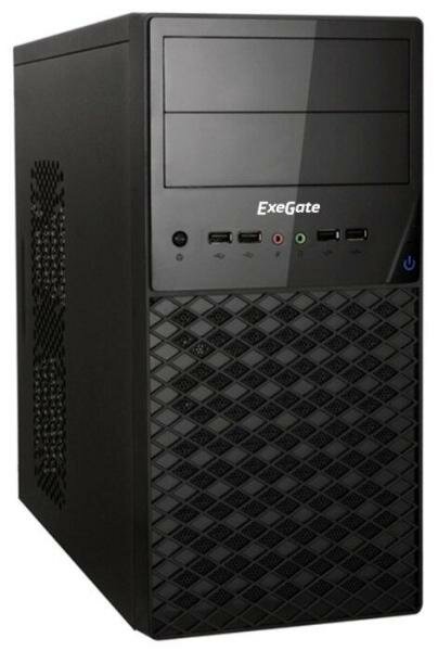 Корпус microATX Exegate QA-413U 400 Вт чёрный (EX278427RUS)