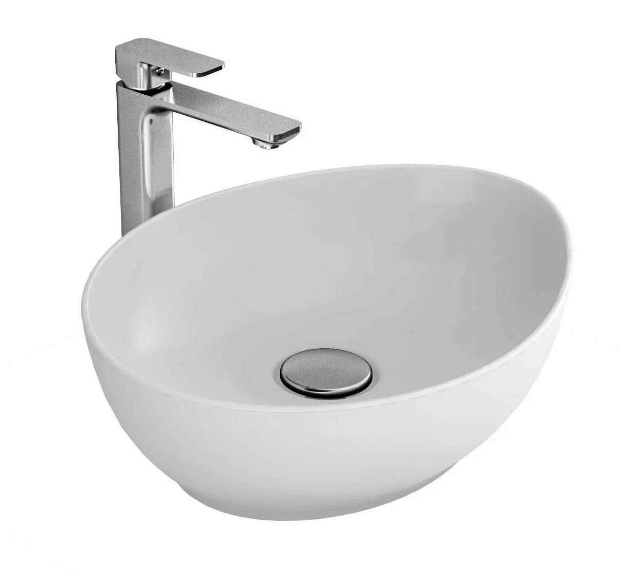 фото Раковина накладная (50х38) Bien Motto MTLG05004FD0W5000