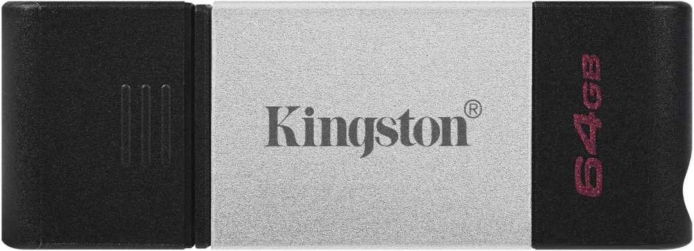 Флеш Диск Kingston 64Gb DataTraveler 80 DT80/64GB USB3.0 черный