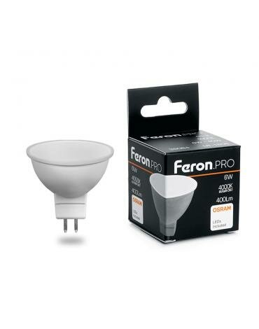 Feron LB-1606 Лампа светодиодная MR16 G5.3 6W 4000K 38084
