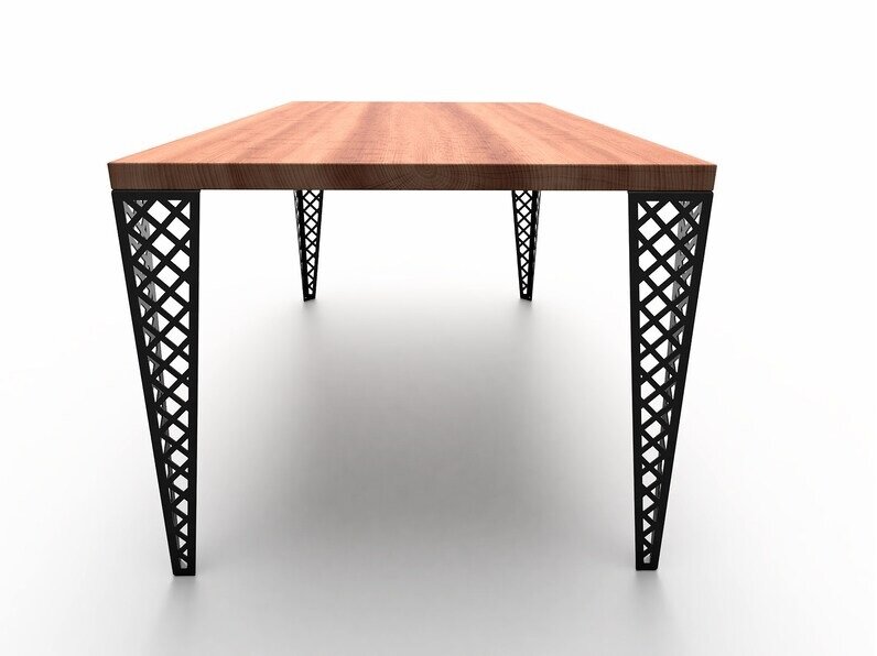 Подстолье/опора из металла для стола в стиле Лофт Модель 19 (4 штуки) - фотография № 1