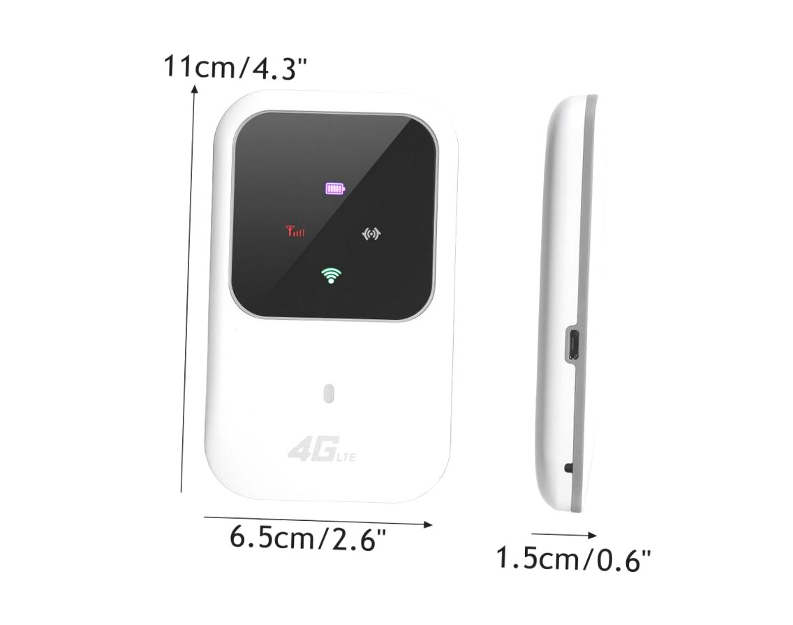 Миниатюрный 3G4G (Wi-Fi) роутер HD ком МР150 (4G) (O49566OM) с СИМ картой и 4G модемом - Wi-Fi 3G/4G/LTE маршрутизатор Роутер с сим картой 4g