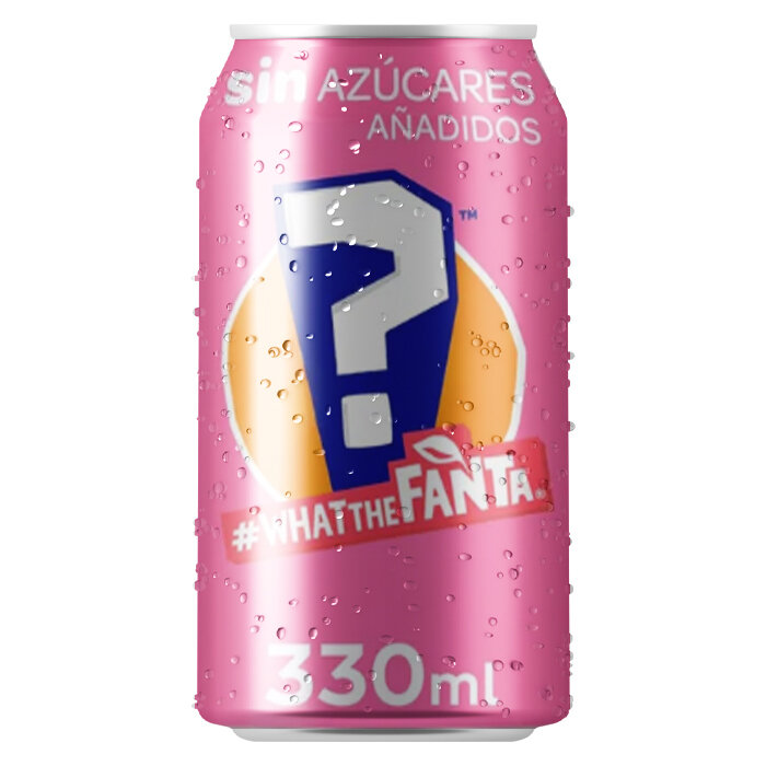 Газированный напиток Fanta WTF с секретным вкусом (без сахара) (Испания), 330 мл (3 шт) - фотография № 4