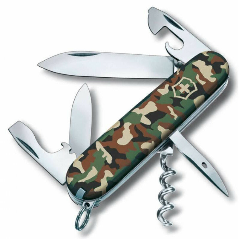 Victorinox швейцарский перочинный нож Spartan 91мм 12 функций камуфляж (1.3603.94)