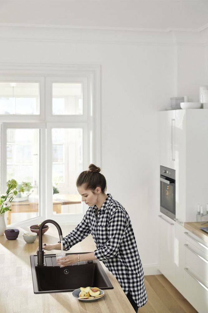 Кухонная мойка Blanco ZIA XL 6 S Compact черный (автомат) - фотография № 5
