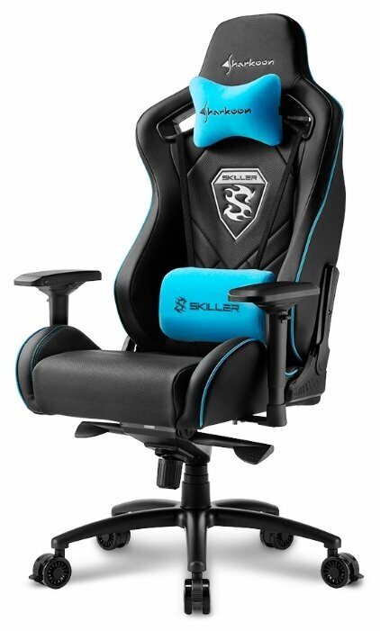 Кресло игровое Sharkoon Shark Skiller SGS4 black-blue