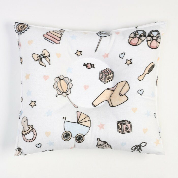 фото Подушка Игрушки 20х25 см, фланель 170 г/м, хлопок 100%