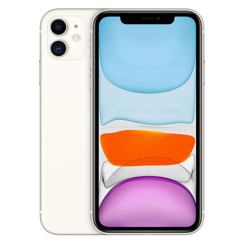 Смартфон Apple iPhone 11 128Gb, A2221, белый