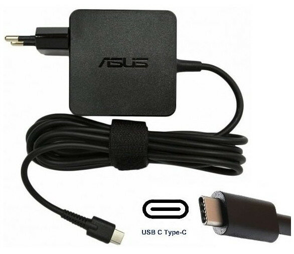 Зарядное устройство для ноутбука Asus ZenBook UX425JA-BM005T, 20v/15v/12v/9v/5v/ - 3A, 65 Вт (Штекер: Type-C)