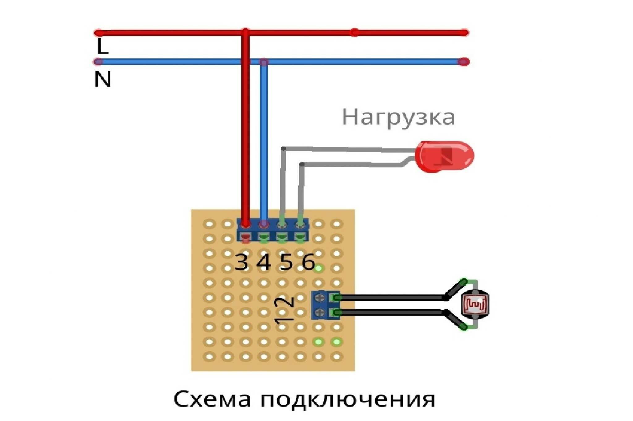 Фотореле Техносфера ФР-7 220В 10А 1603001060029