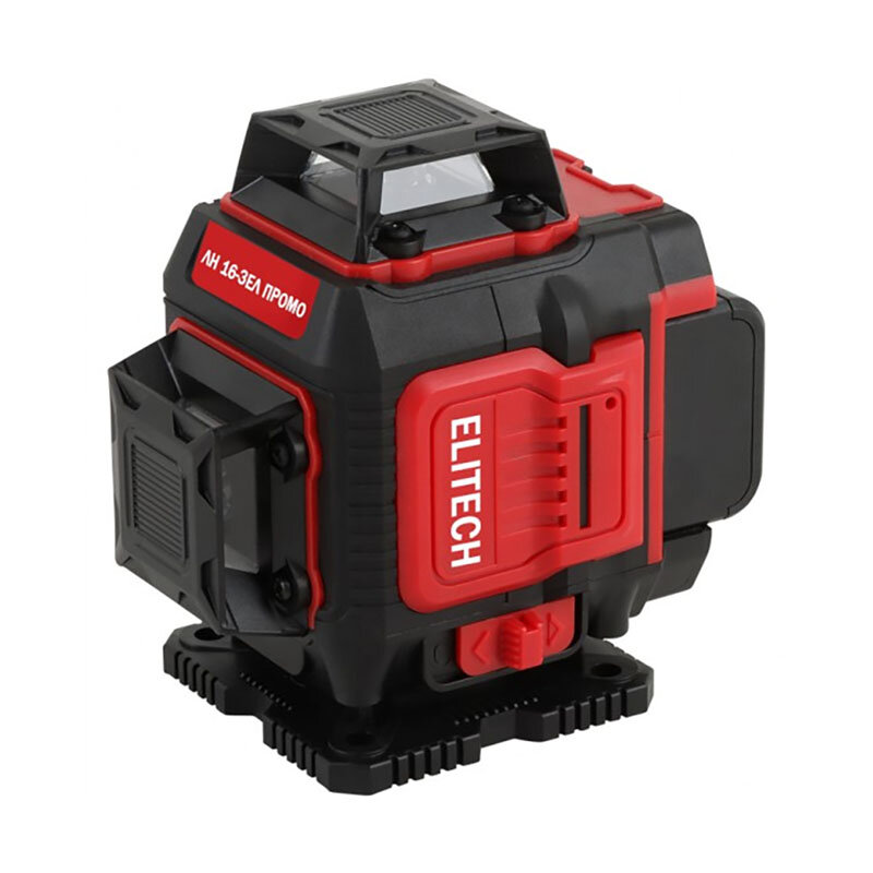 фото ELITECH PROMO ЛН 16-ЗЕЛ Промо Нивелир лазер,аккум. Li-lon,20\50м,±0.3мм\м,0.4кг,гор:2х360град\верт:2, шт ELITECH PROMO