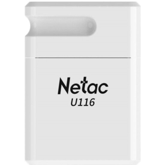 Флешка 64Gb Netac U116 white USB 2.0 (NT03U116N-064G-20WH)