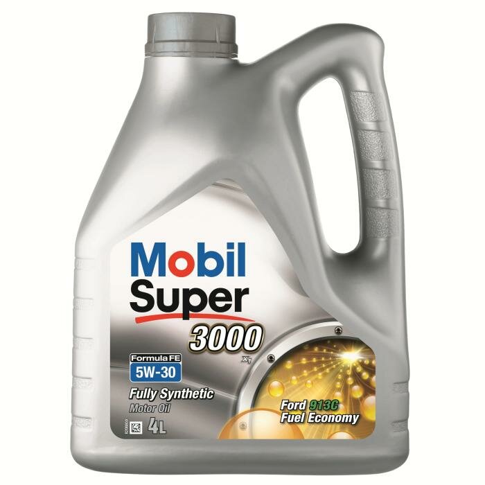 Моторное масло Mobil Super 3000 X1 Formula FE 5W-30 (4л) синтетическое (арт. 152564) MOB-5W30FE-4L