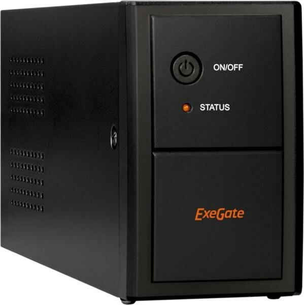 Exegate EP285602RUS ИБП ExeGate SpecialPro UNB-600.LED.AVR.C13.RJ <600VA/360W, LED, AVR, 4*IEC-C13, RJ45/11, Black>