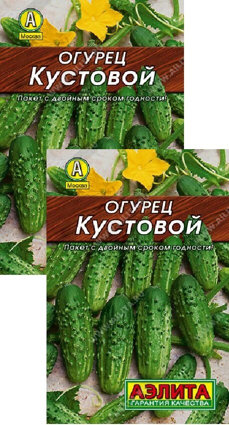 Огурец Кустовой (20 семян), 2 пакета