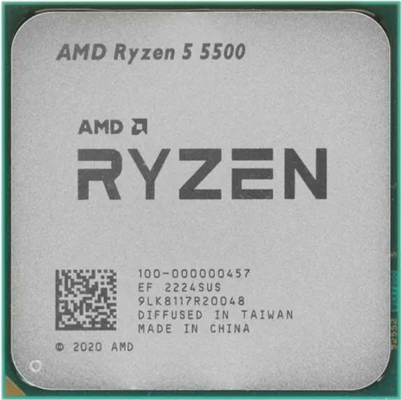 Процессор AMD Ryzen 5 5500 AM4 6 x 3600 МГц