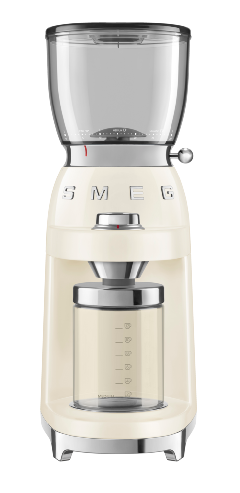 Кофемолка Стиль 50-х, Бежевый Smeg CGF11CREU